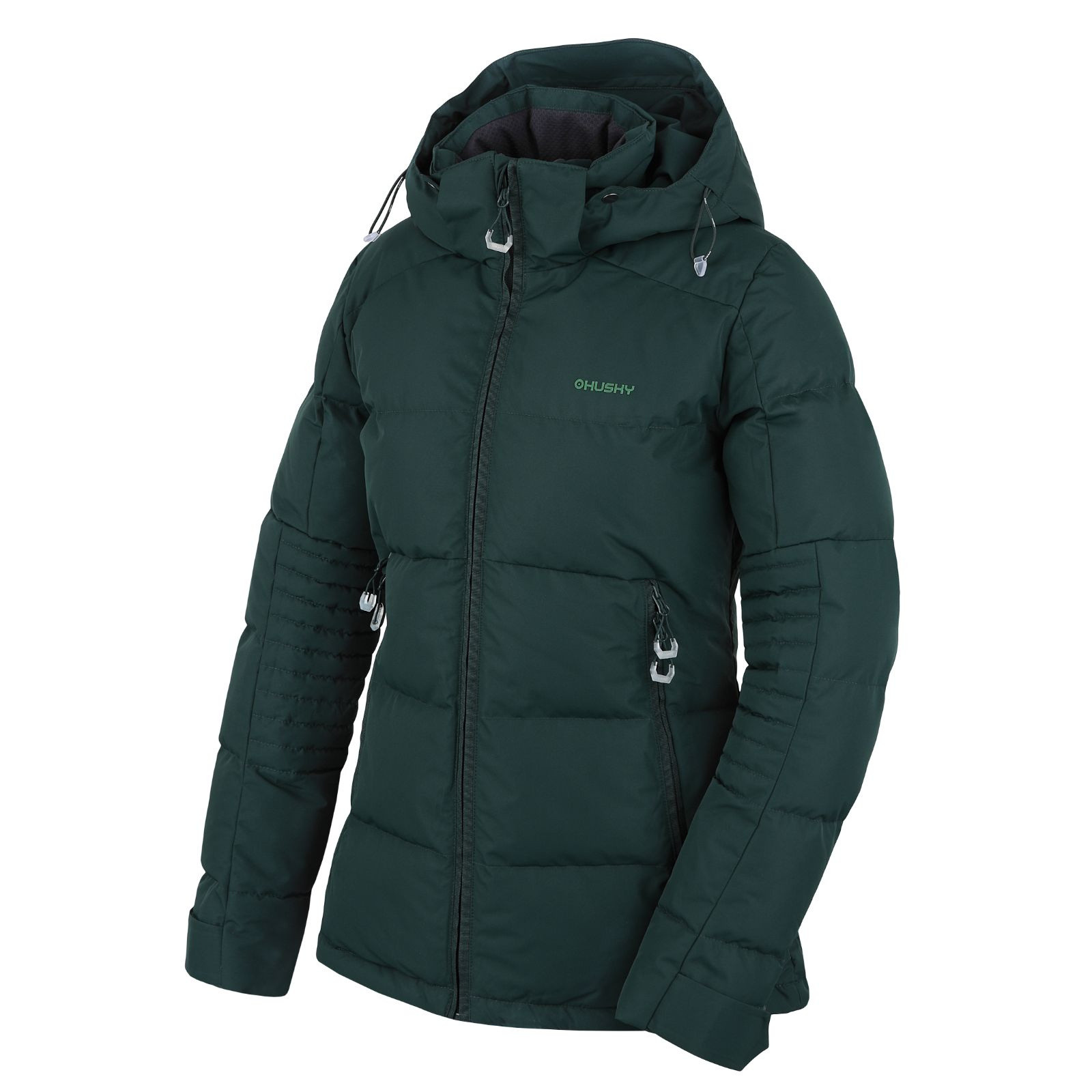 Husky Dámska plnená zimná bunda Norel L dark green Veľkosť: L