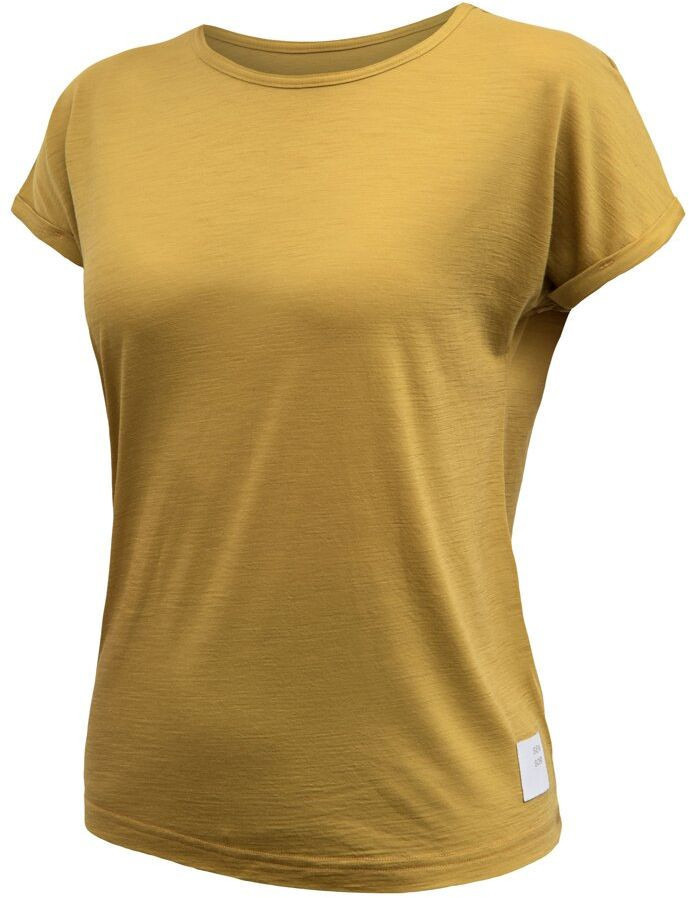 SENSOR MERINO AIR traveller dámske tričko kr.rukáv mustard Veľkosť: S