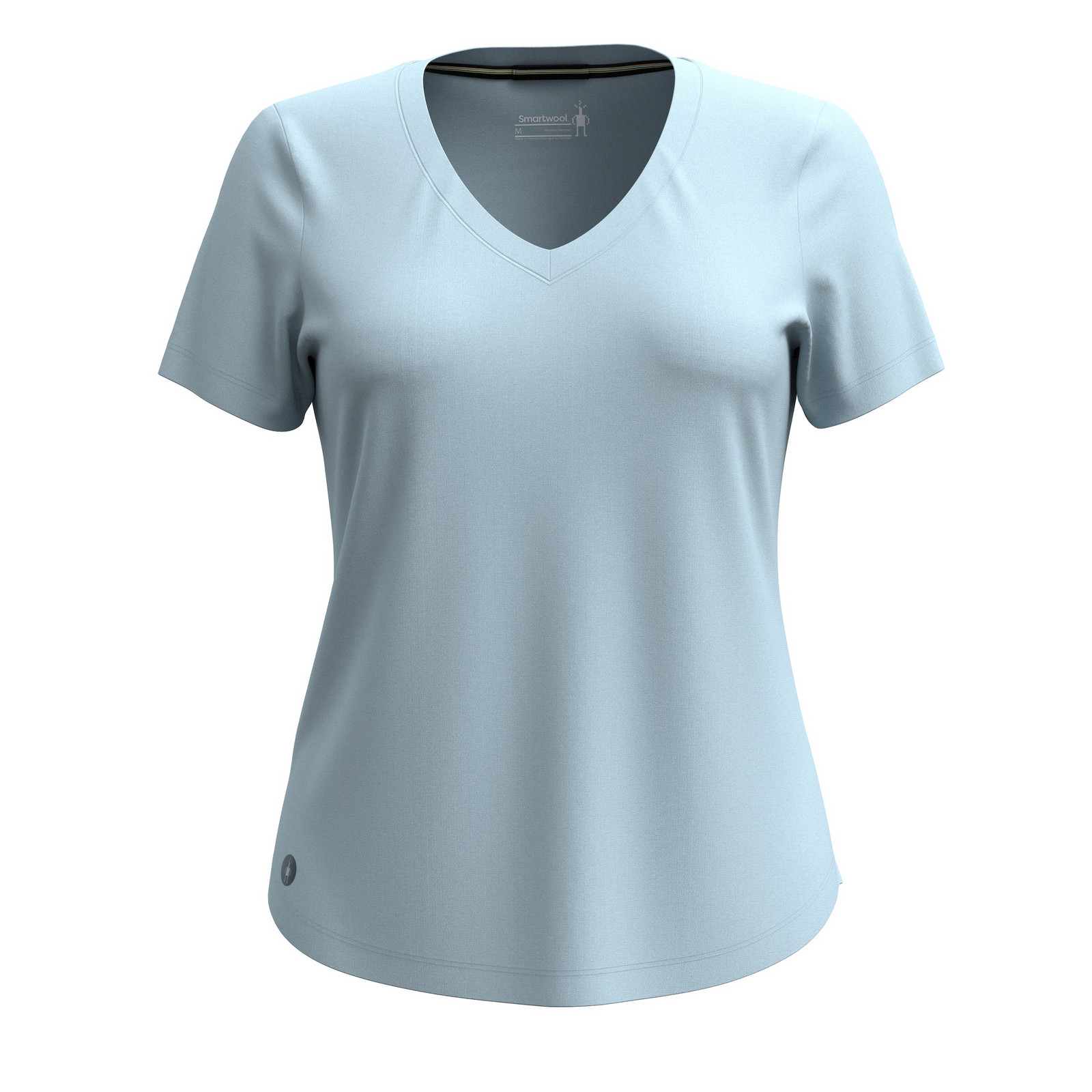 Smartwool W ACTIVE ULTRALITE V-NECK SHORT SLEEVE winter sky Veľkosť: L