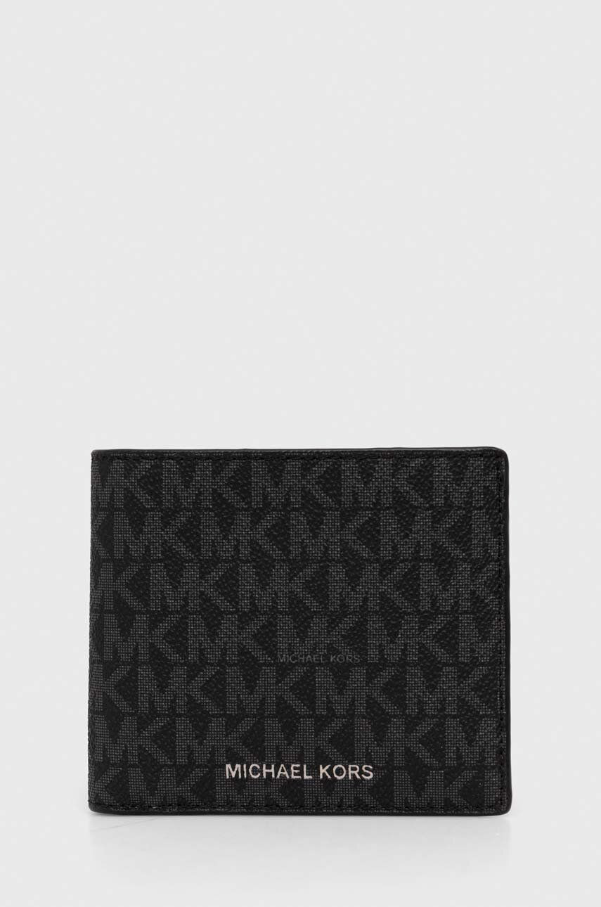 Peňaženka Michael Kors pánska, čierna farba, 39S4LHUF2B