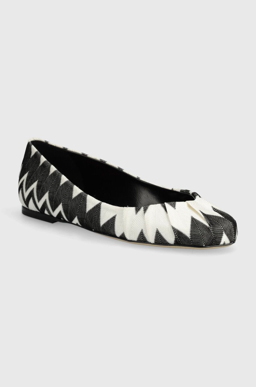 Baleríny Missoni Iris čierna farba, M31_022