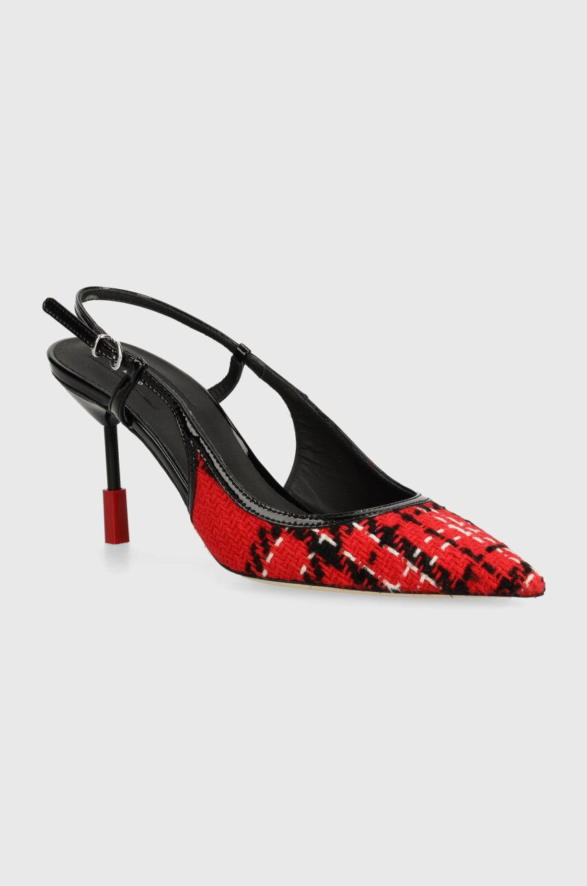 Lodičky MSGM červená farba, 3741MDS931 794