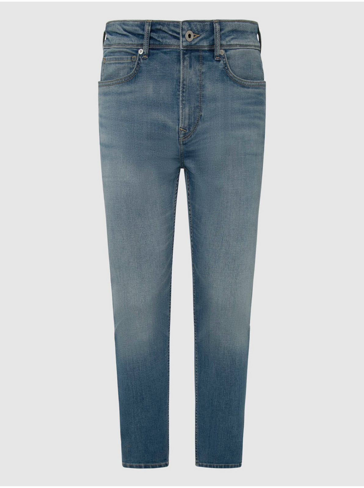 Modré pánske skinny fit džínsy Jeans Pepe Jeans