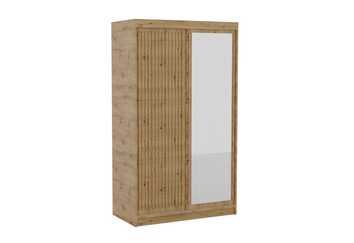 Expedo Šatníková skriňa DELMA, 120x205x60, dub artisan