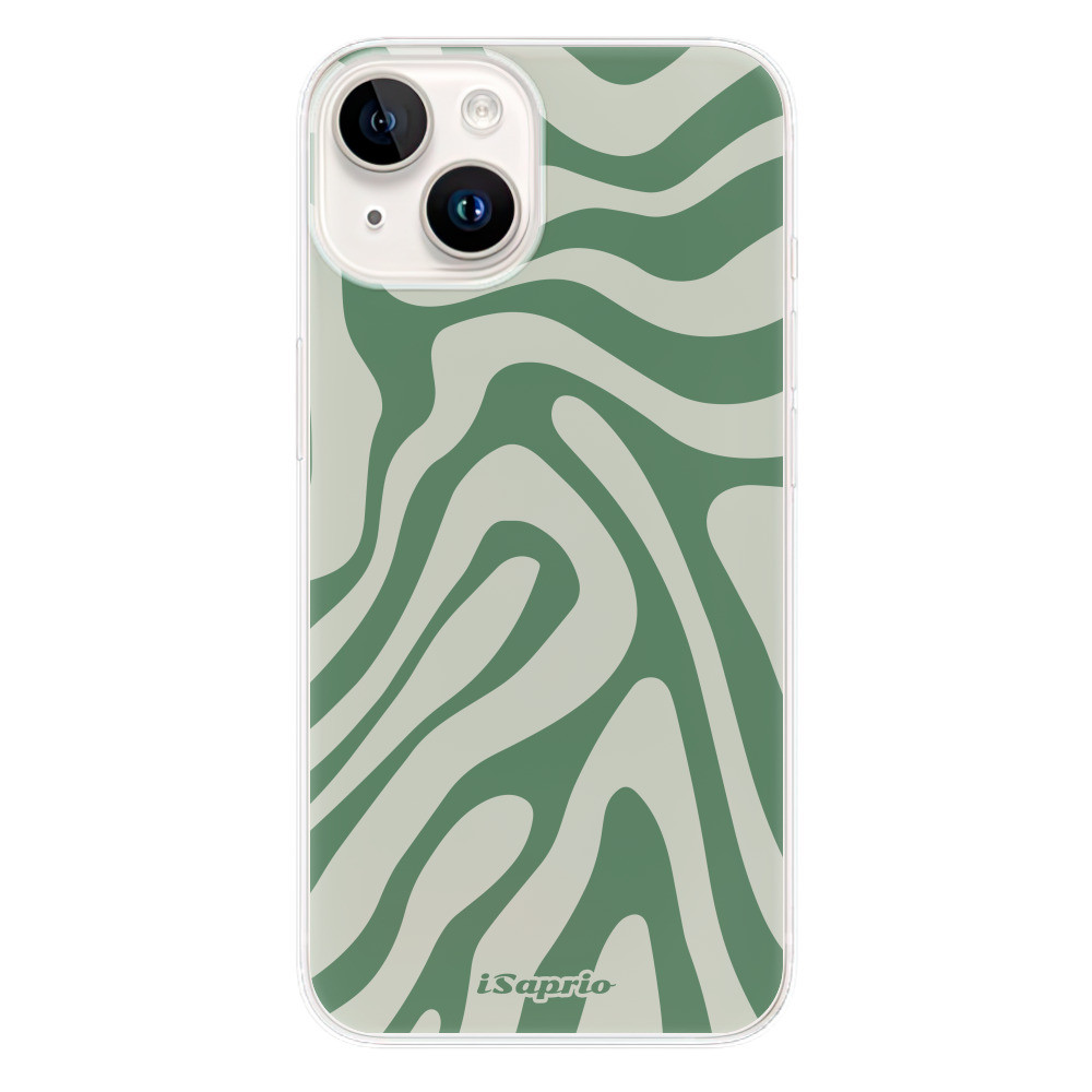 Odolné silikónové puzdro iSaprio - Zebra Green - iPhone 15 Plus
