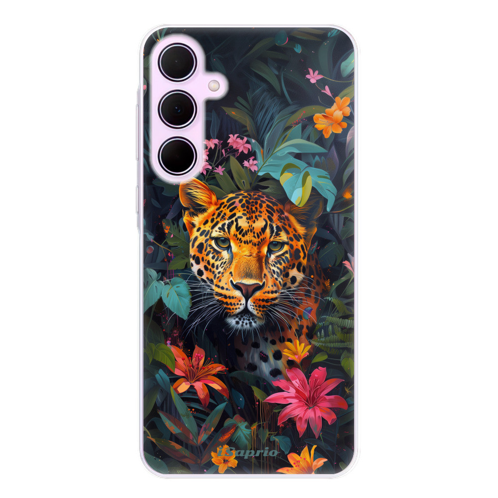 Odolné silikónové puzdro iSaprio - Flower Jaguar - Samsung Galaxy A35 5G