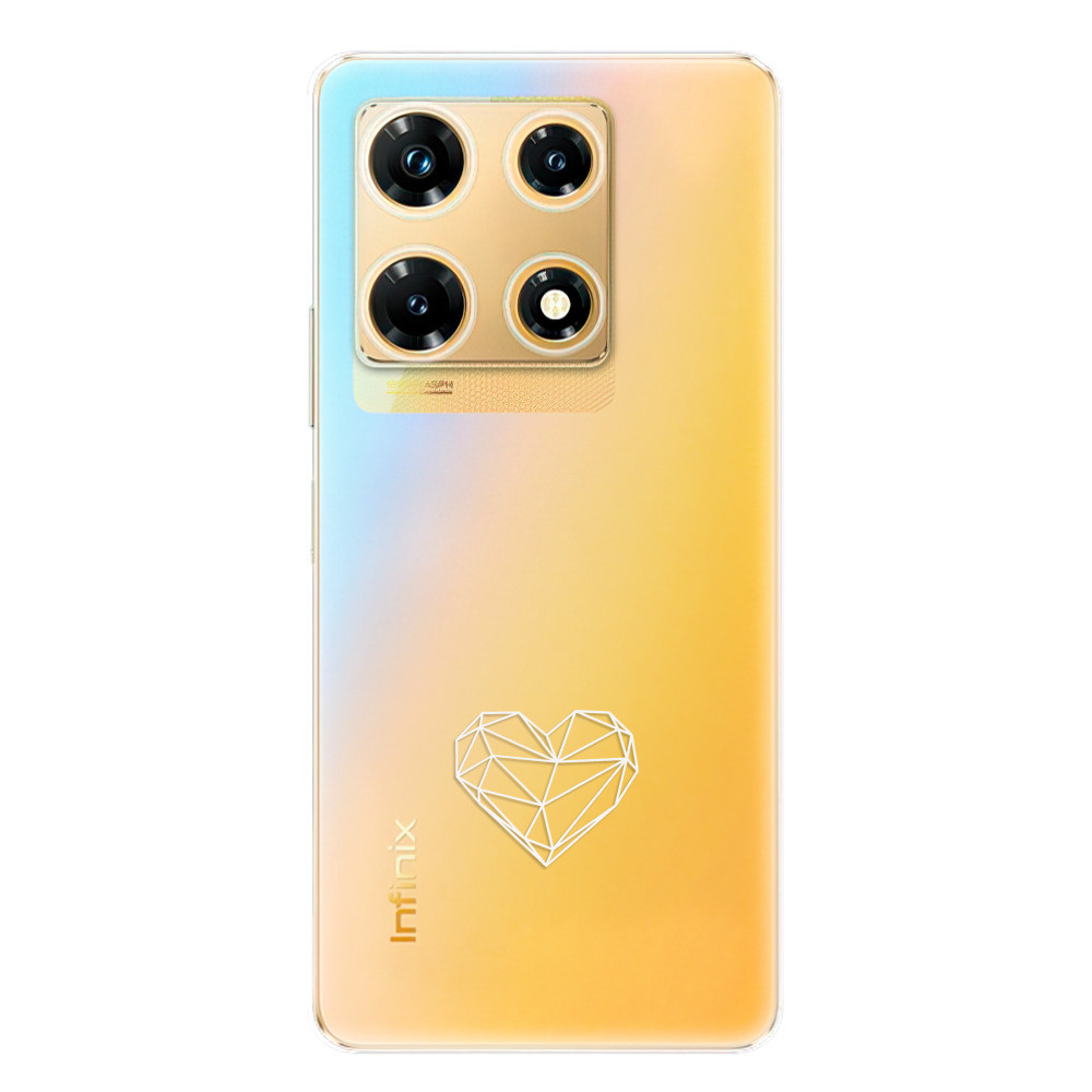 Odolné silikónové puzdro iSaprio - čiré - Digital Love - Infinix Note 30 PRO