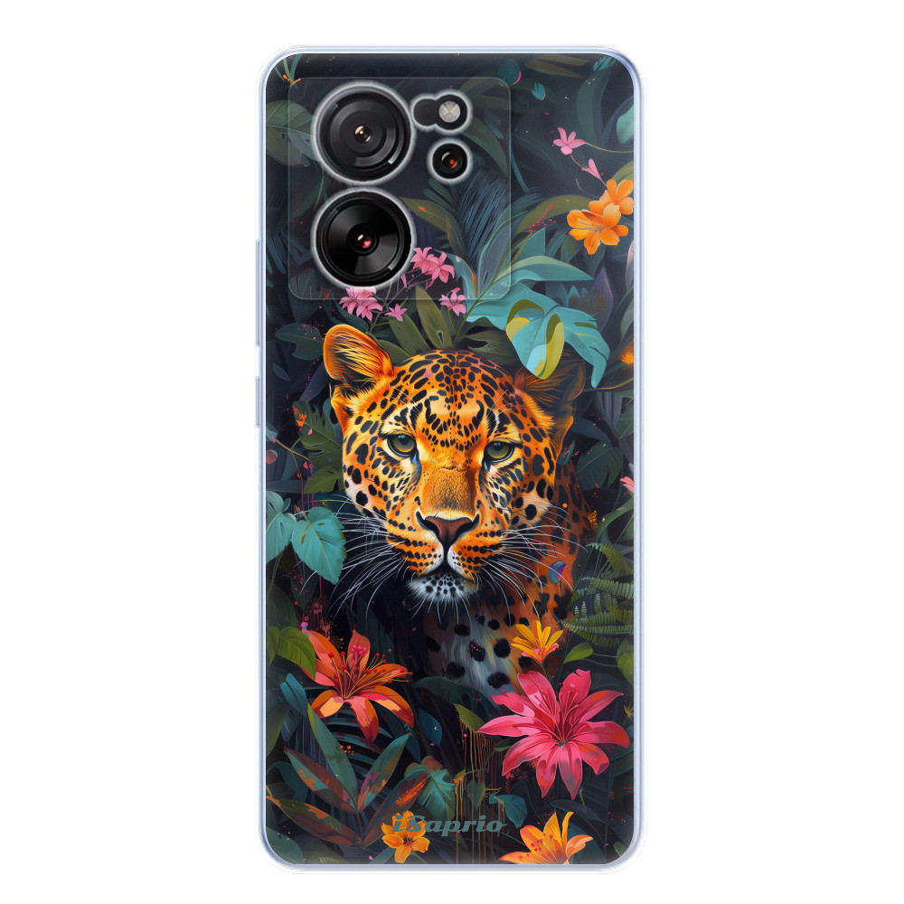Odolné silikónové puzdro iSaprio - Flower Jaguar - Xiaomi 13T / 13T Pro