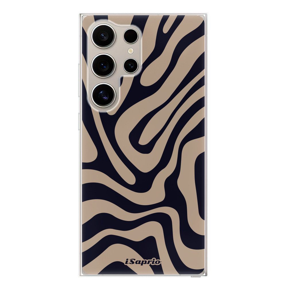Odolné silikónové puzdro iSaprio - Zebra Black - Samsung Galaxy S24 Ultra