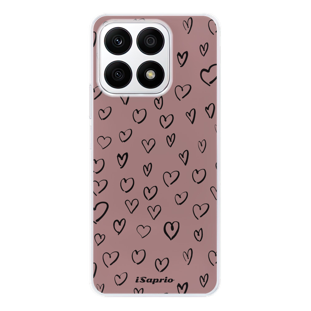 Odolné silikónové puzdro iSaprio - Heart Dark - Honor X8a