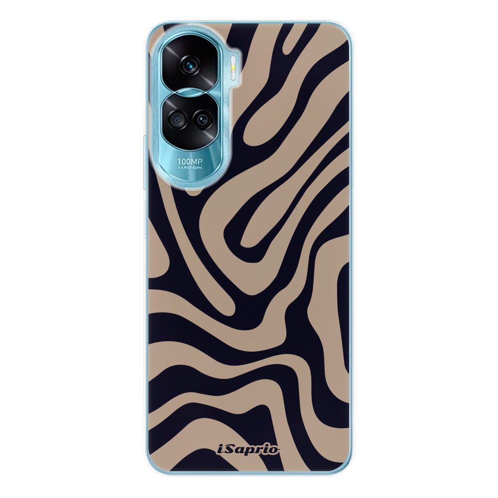 Odolné silikónové puzdro iSaprio - Zebra Black - Honor 90 Lite 5G