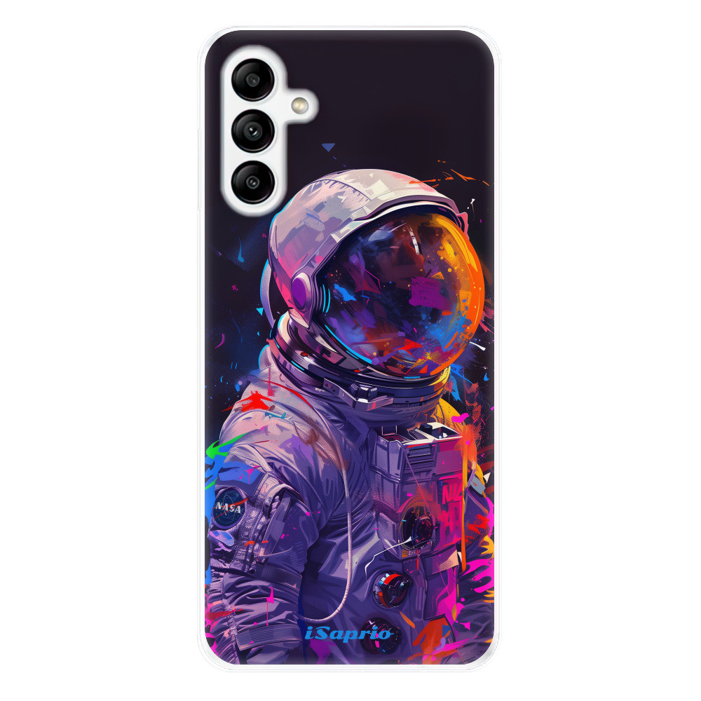 Odolné silikónové puzdro iSaprio - Neon Astronaut - Samsung Galaxy A04s