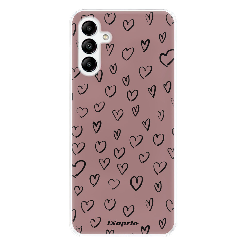 Odolné silikónové puzdro iSaprio - Heart Dark - Samsung Galaxy A04s