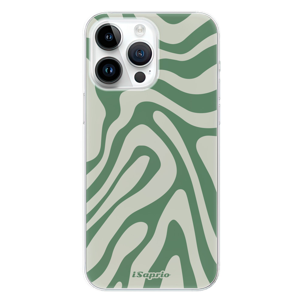 Odolné silikónové puzdro iSaprio - Zebra Green - iPhone 15 Pro Max