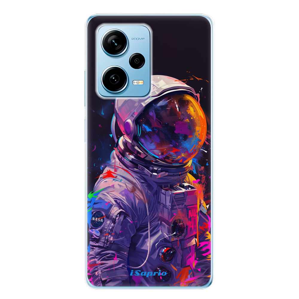 Odolné silikónové puzdro iSaprio - Neon Astronaut - Xiaomi Redmi Note 12 Pro+ 5G