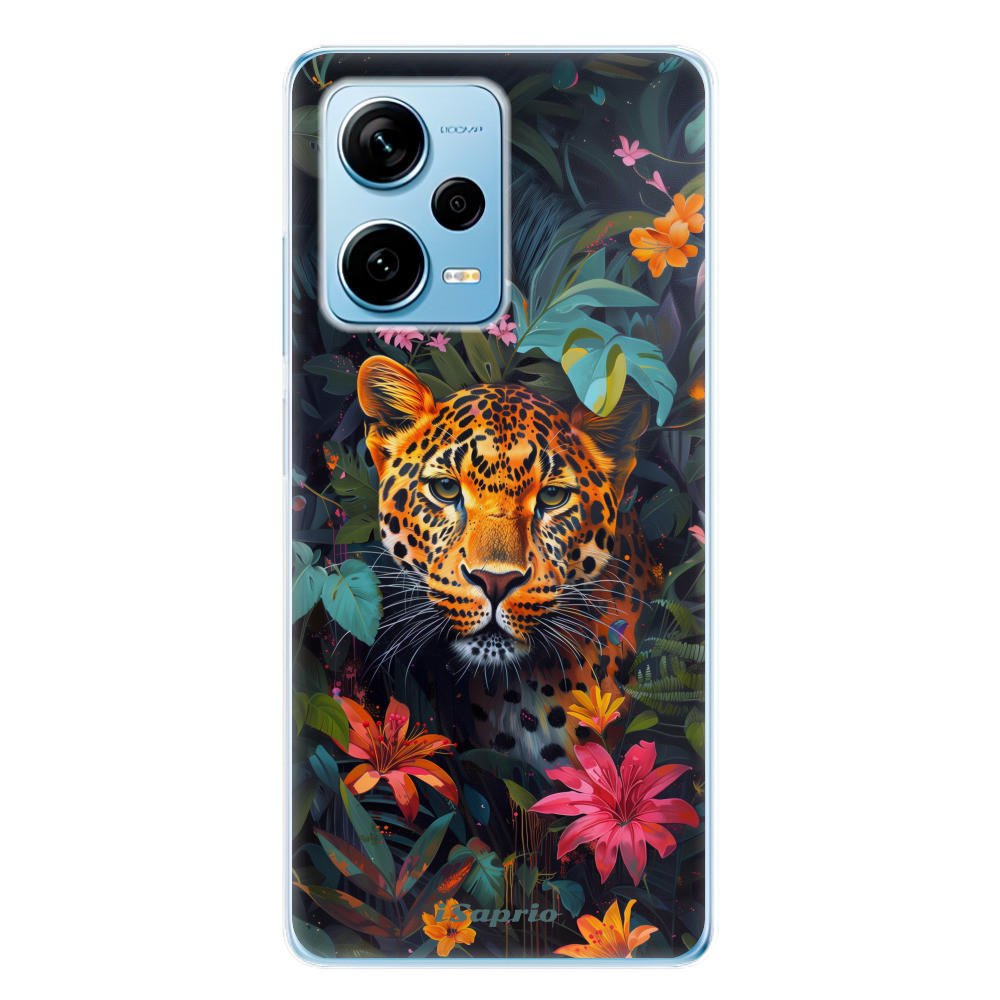 Odolné silikónové puzdro iSaprio - Flower Jaguar - Xiaomi Redmi Note 12 Pro+ 5G