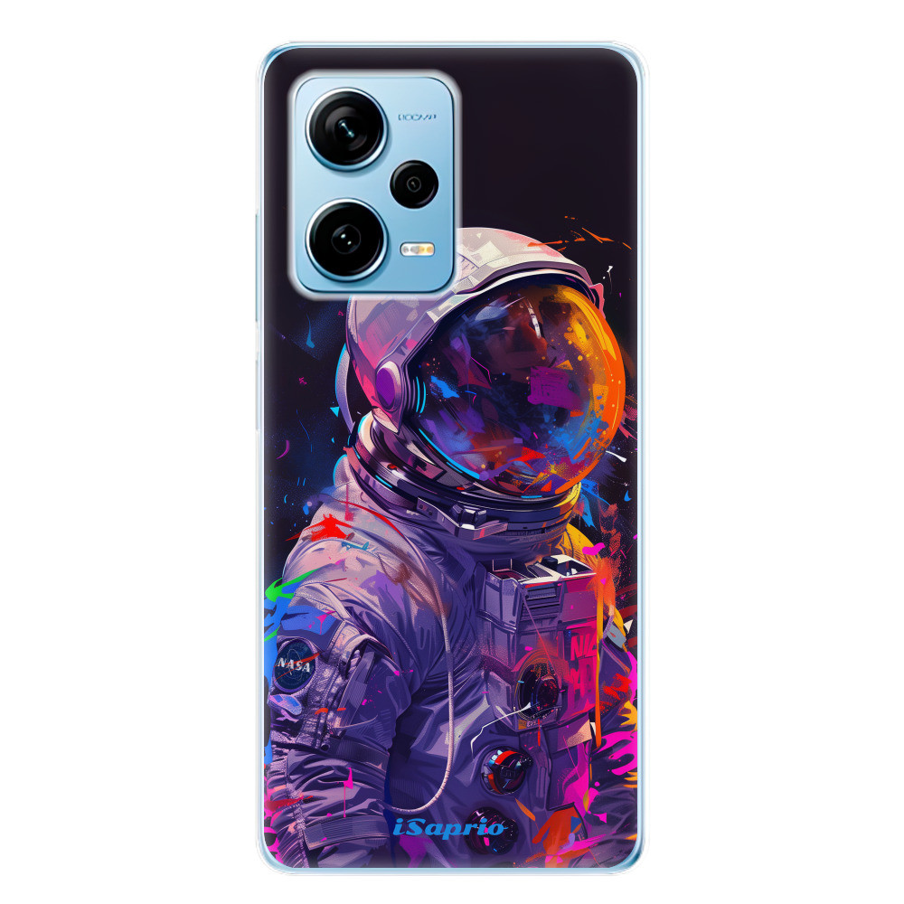 Odolné silikónové puzdro iSaprio - Neon Astronaut - Xiaomi Redmi Note 12 Pro 5G / Poco X5 Pro 5G