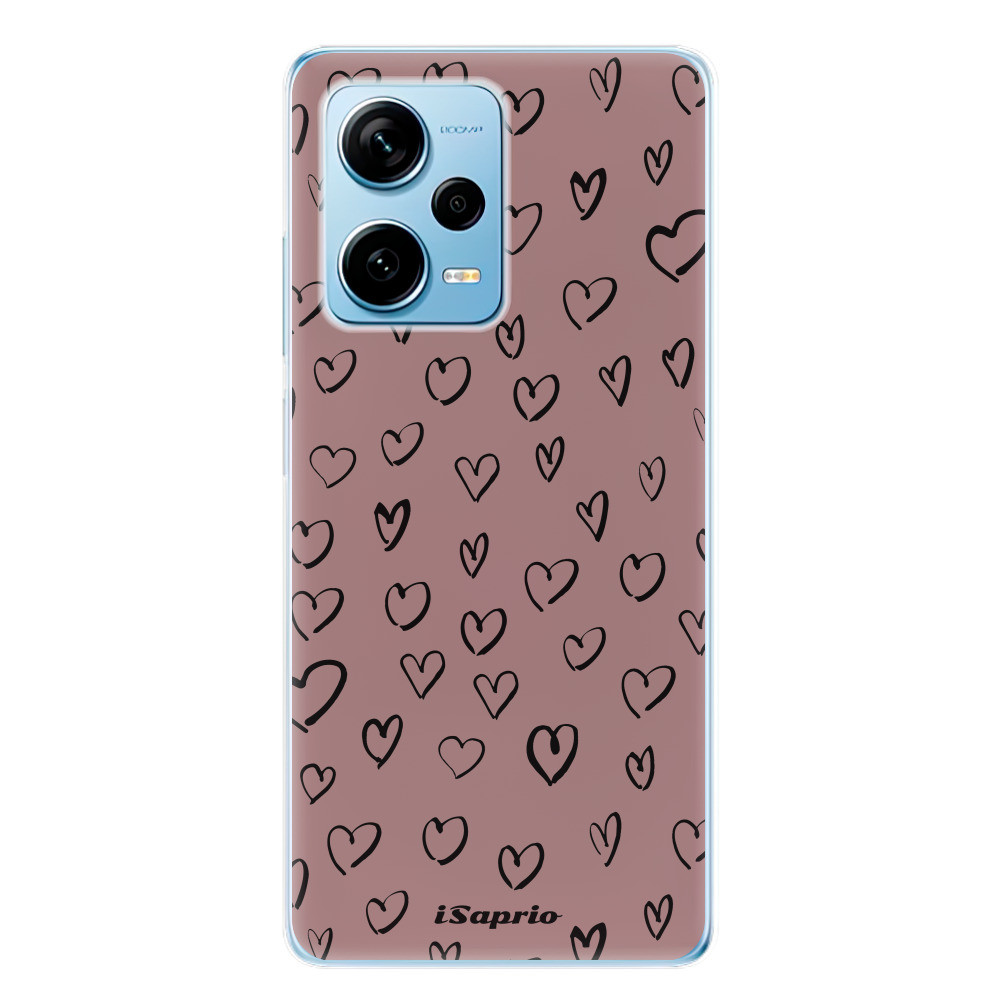Odolné silikónové puzdro iSaprio - Heart Dark - Xiaomi Redmi Note 12 Pro 5G / Poco X5 Pro 5G