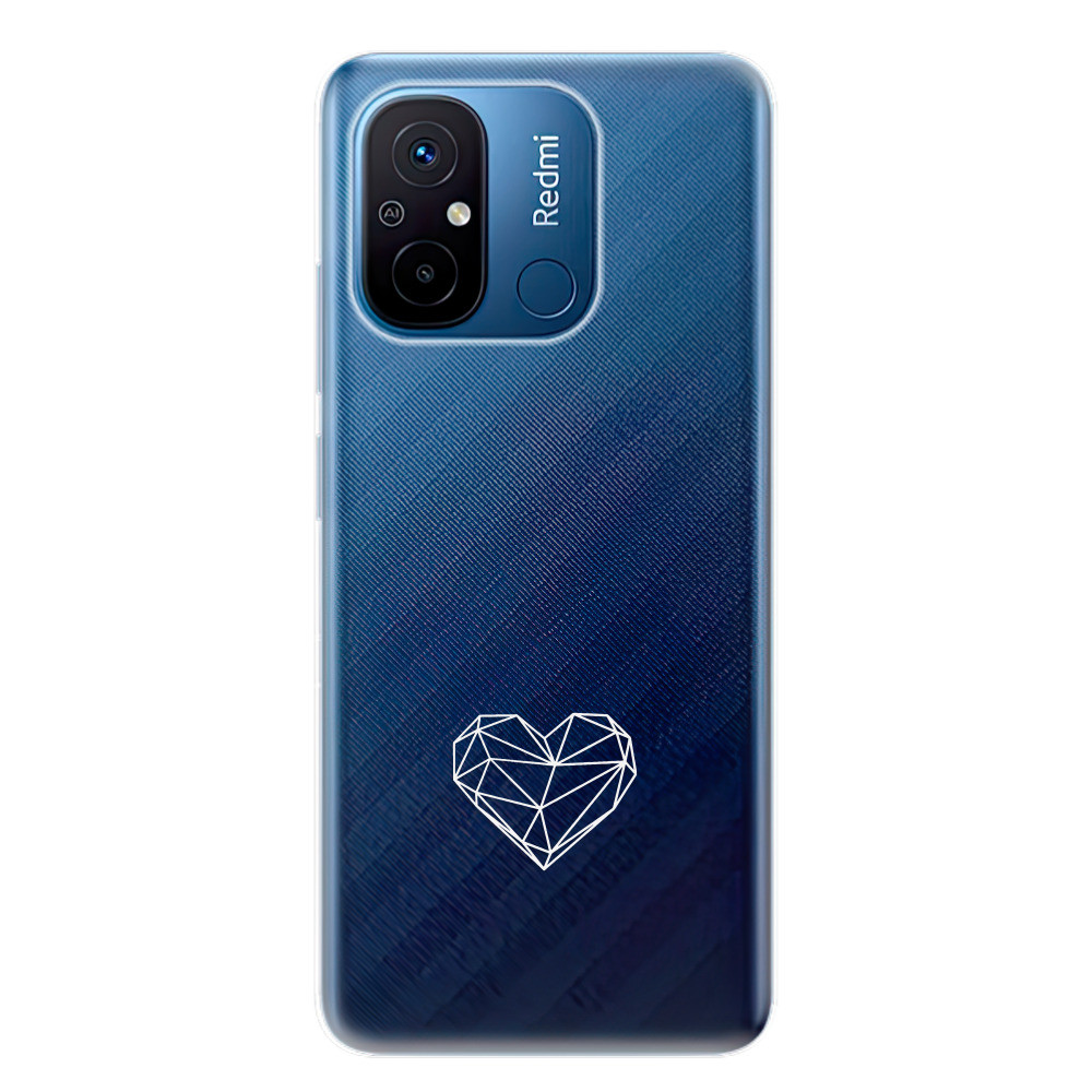 Odolné silikónové puzdro iSaprio - čiré - Digital Love - Xiaomi Redmi 12C