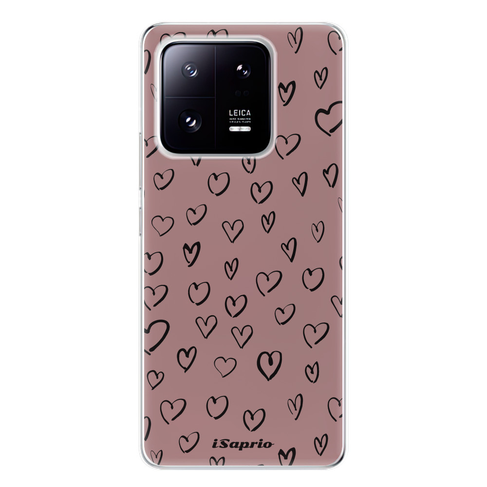 Odolné silikónové puzdro iSaprio - Heart Dark - Xiaomi 13 Pro