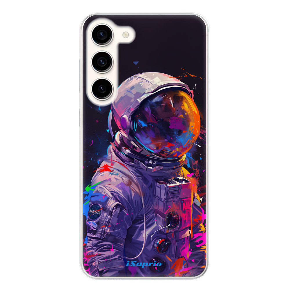 Odolné silikónové puzdro iSaprio - Neon Astronaut - Samsung Galaxy S23+ 5G
