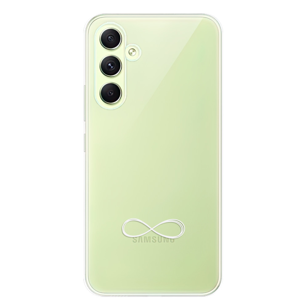 Odolné silikónové puzdro iSaprio - čiré - Infinity - Samsung Galaxy A54 5G