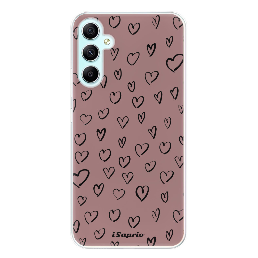 Odolné silikónové puzdro iSaprio - Heart Dark - Samsung Galaxy A34 5G