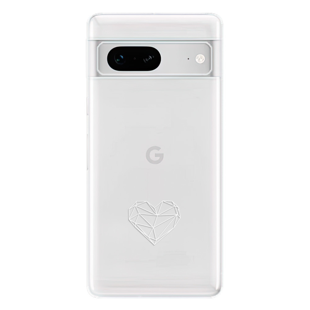 Odolné silikónové puzdro iSaprio - čiré - Digital Love - Google Pixel 7 5G