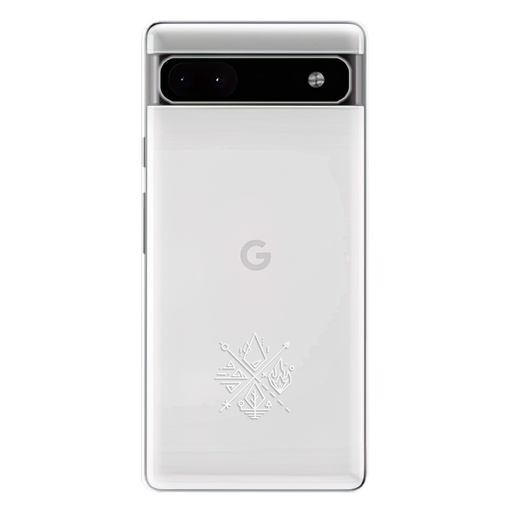 Odolné silikónové puzdro iSaprio - čiré - Elements - Google Pixel 6a 5G
