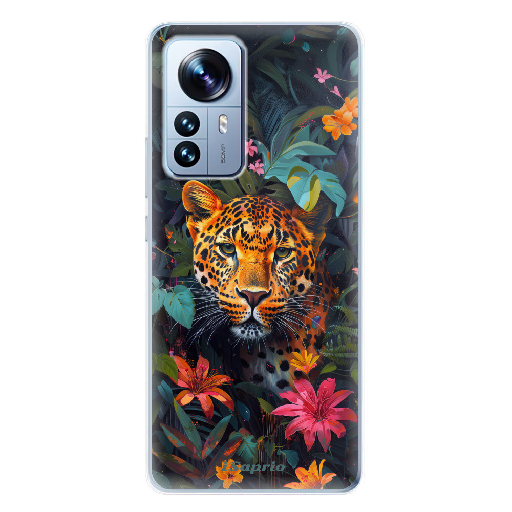 Odolné silikónové puzdro iSaprio - Flower Jaguar - Xiaomi 12 Pro