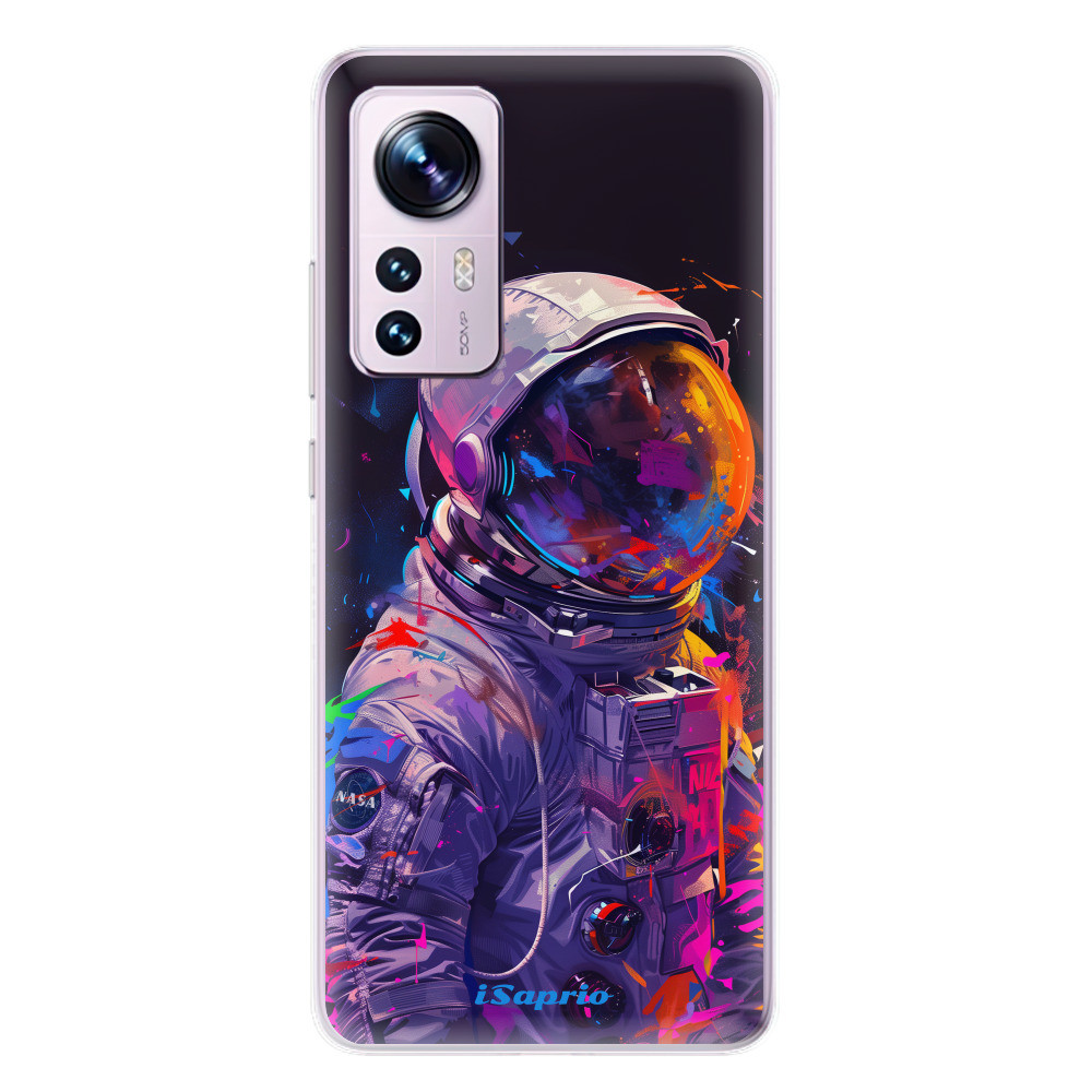 Odolné silikónové puzdro iSaprio - Neon Astronaut - Xiaomi 12 / 12X