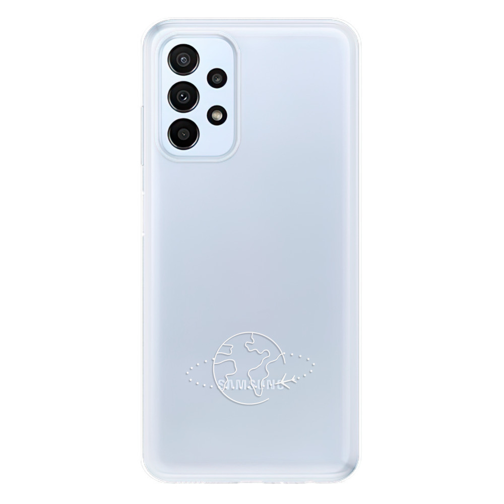 Odolné silikónové puzdro iSaprio - čiré - Travel - Samsung Galaxy A23 / A23 5G