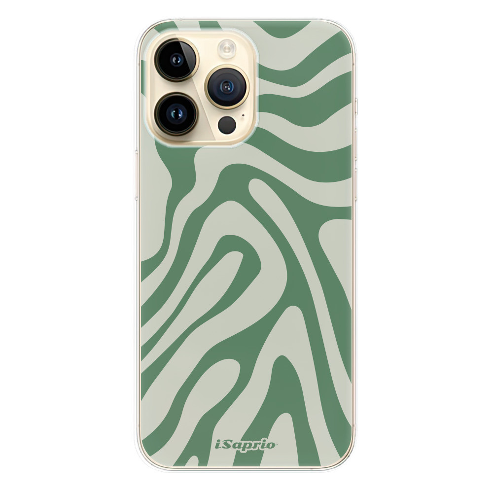 Odolné silikónové puzdro iSaprio - Zebra Green - iPhone 14 Pro Max