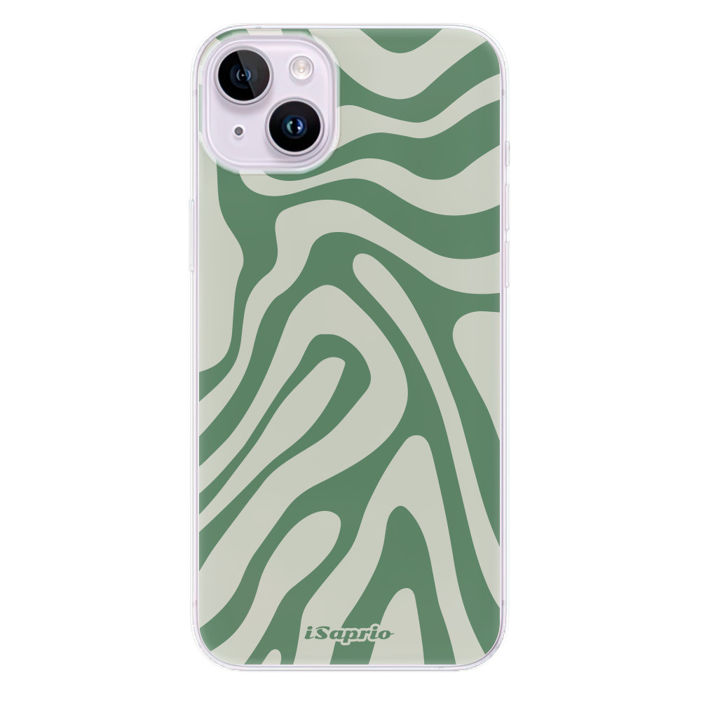 Odolné silikónové puzdro iSaprio - Zebra Green - iPhone 14 Plus