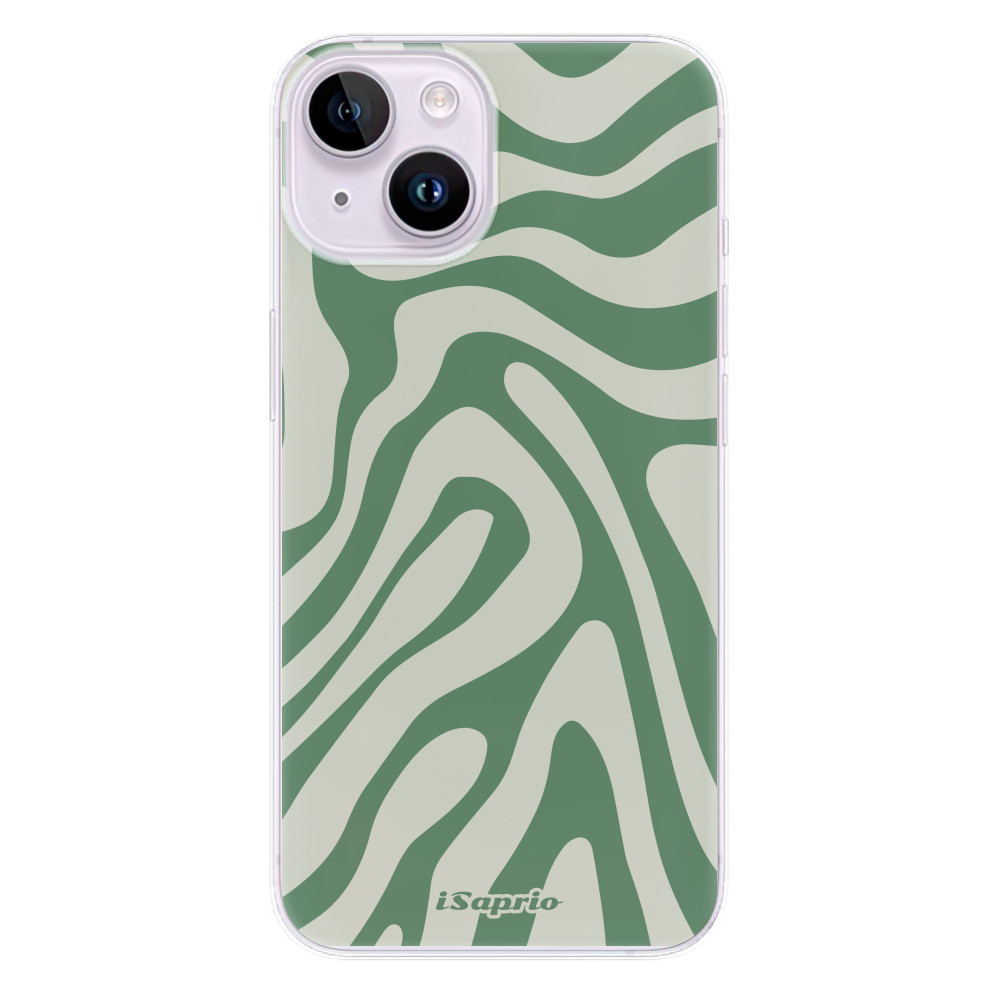 Odolné silikónové puzdro iSaprio - Zebra Green - iPhone 14