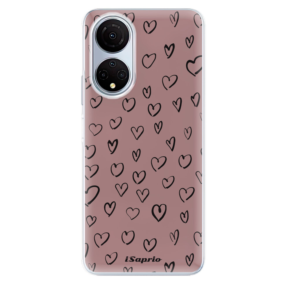 Odolné silikónové puzdro iSaprio - Heart Dark - Honor X7