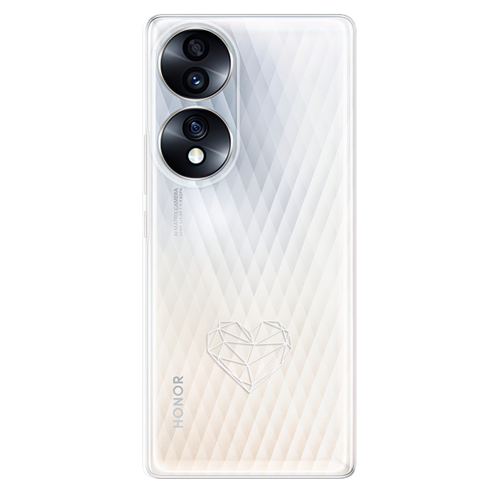 Odolné silikónové puzdro iSaprio - čiré - Digital Love - Honor 70