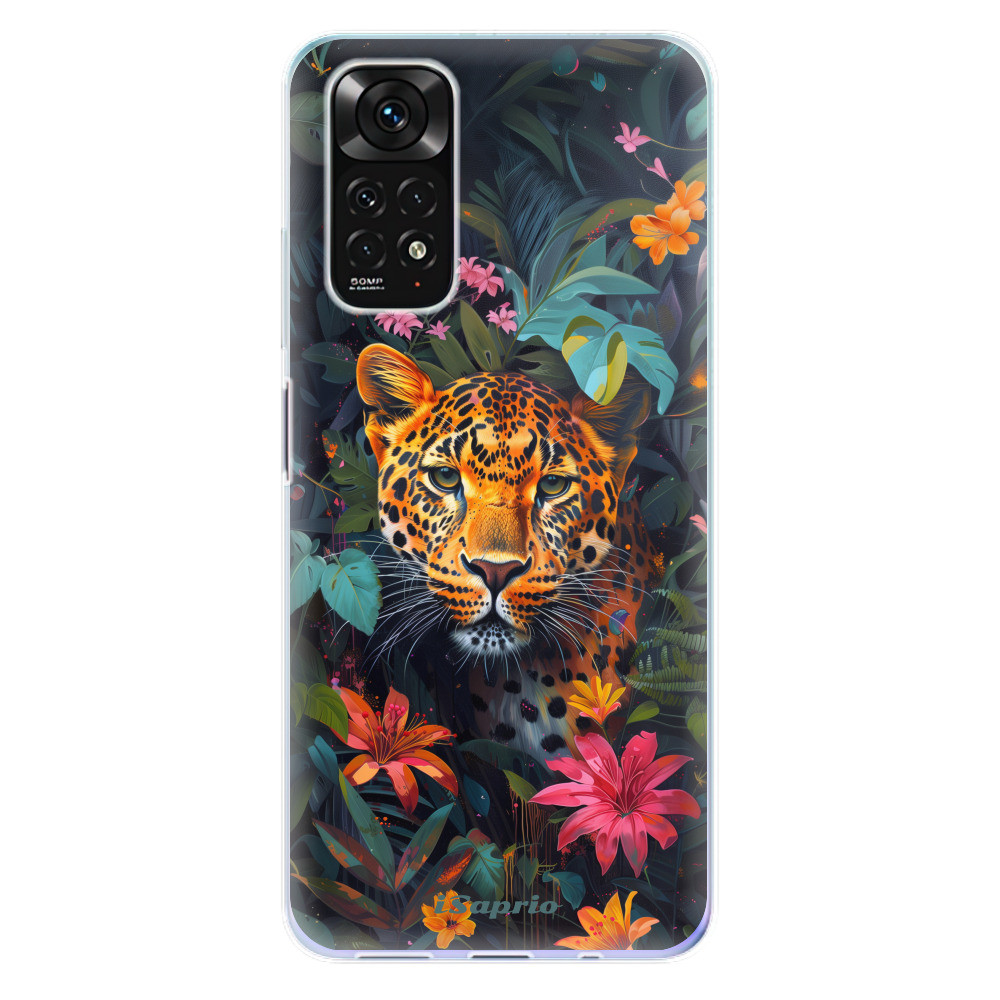 Odolné silikónové puzdro iSaprio - Flower Jaguar - Xiaomi Redmi Note 11 / Note 11S