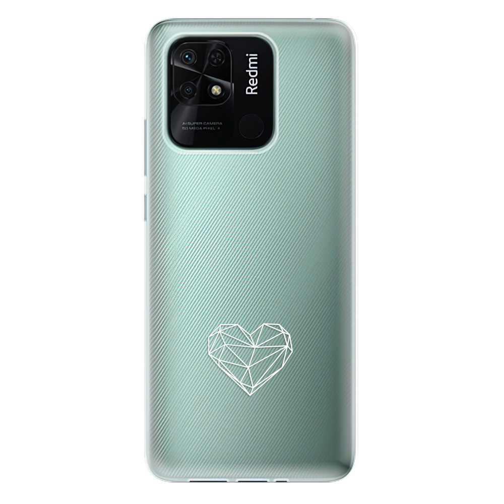 Odolné silikónové puzdro iSaprio - čiré - Digital Love - Xiaomi Redmi 10C