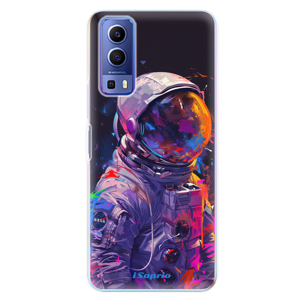 Odolné silikónové puzdro iSaprio - Neon Astronaut - Vivo Y72 5G
