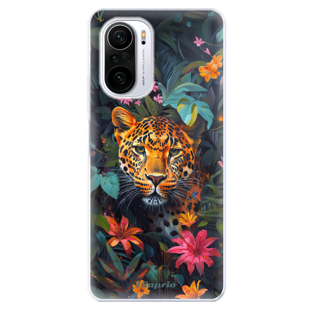 Odolné silikónové puzdro iSaprio - Flower Jaguar - Xiaomi Poco F3