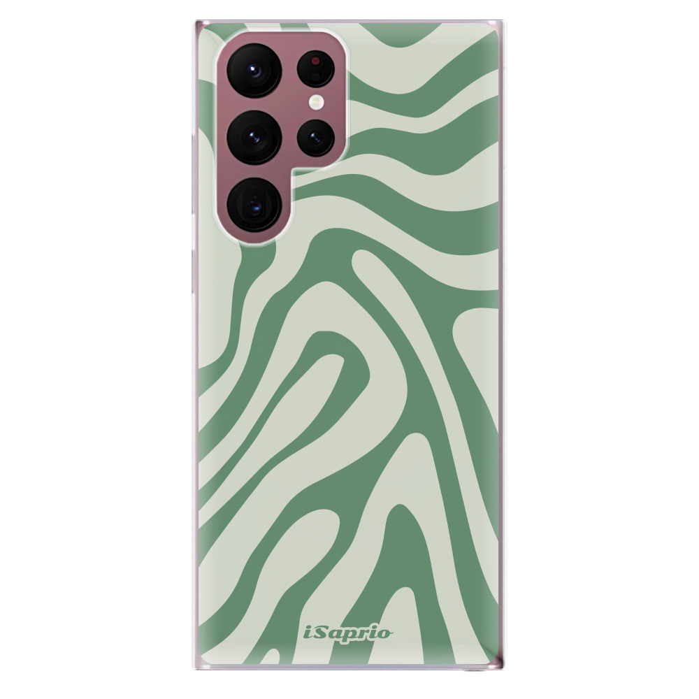 Odolné silikónové puzdro iSaprio - Zebra Green - Samsung Galaxy S22 Ultra 5G