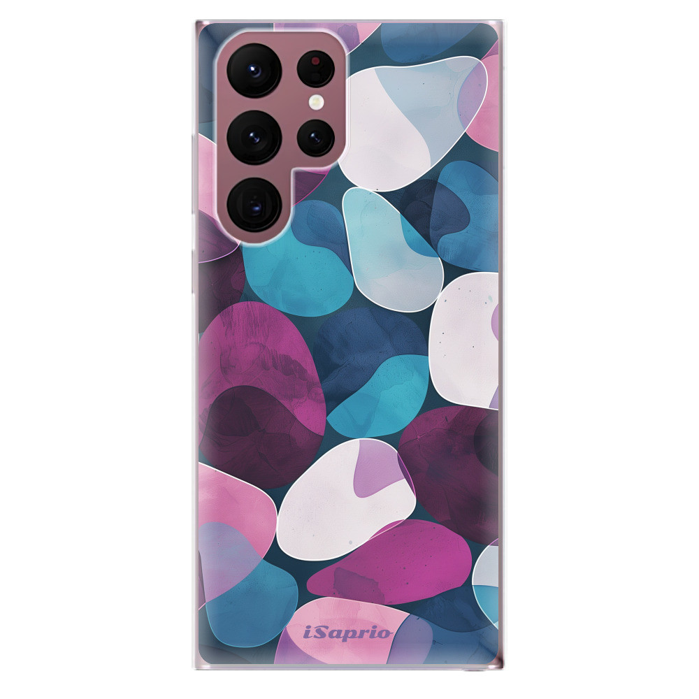 Odolné silikónové puzdro iSaprio - Stones - Samsung Galaxy S22 Ultra 5G