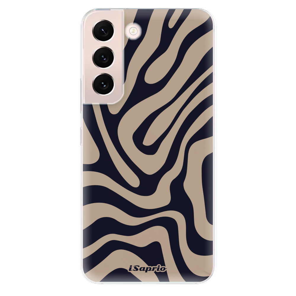 Odolné silikónové puzdro iSaprio - Zebra Black - Samsung Galaxy S22+ 5G