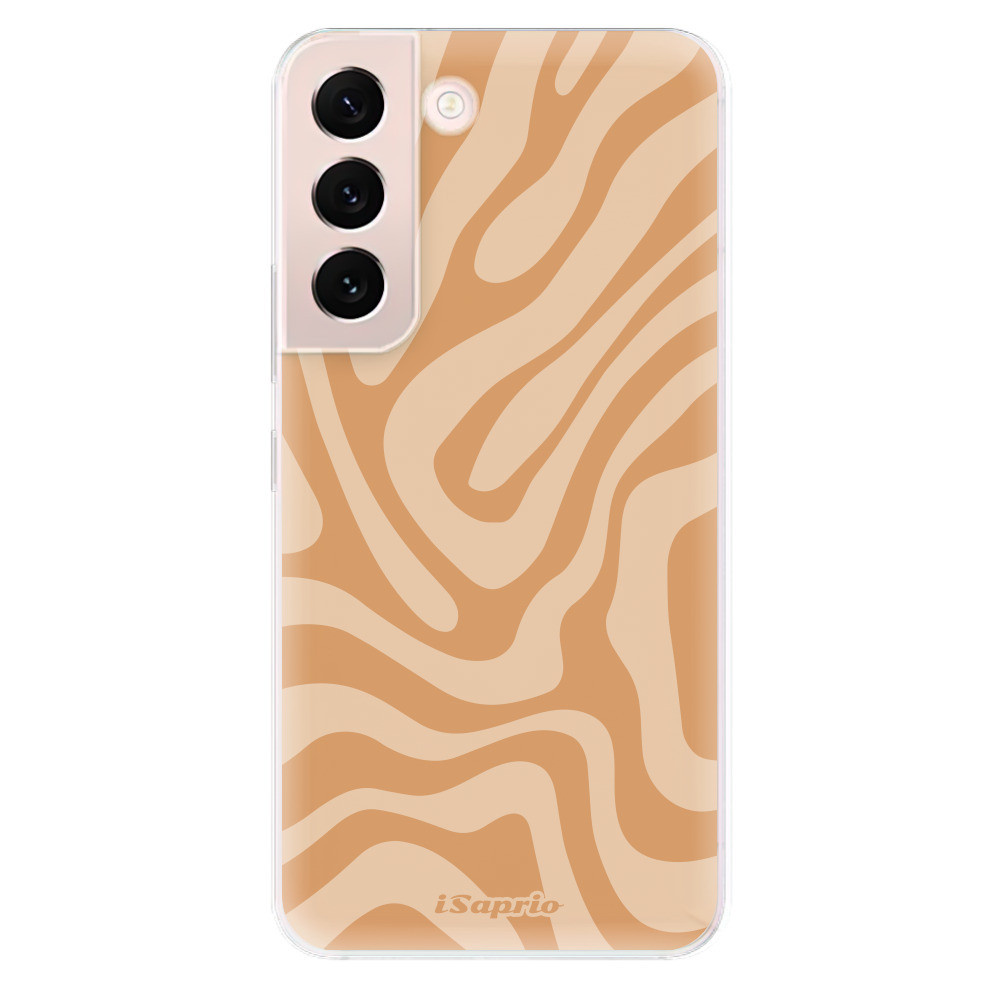 Odolné silikónové puzdro iSaprio - Zebra Orange - Samsung Galaxy S22 5G