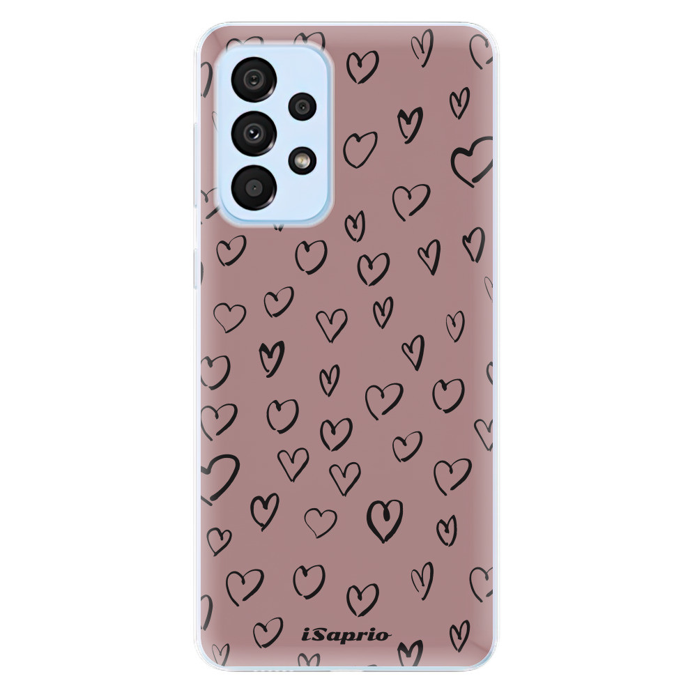 Odolné silikónové puzdro iSaprio - Heart Dark - Samsung Galaxy A33 5G