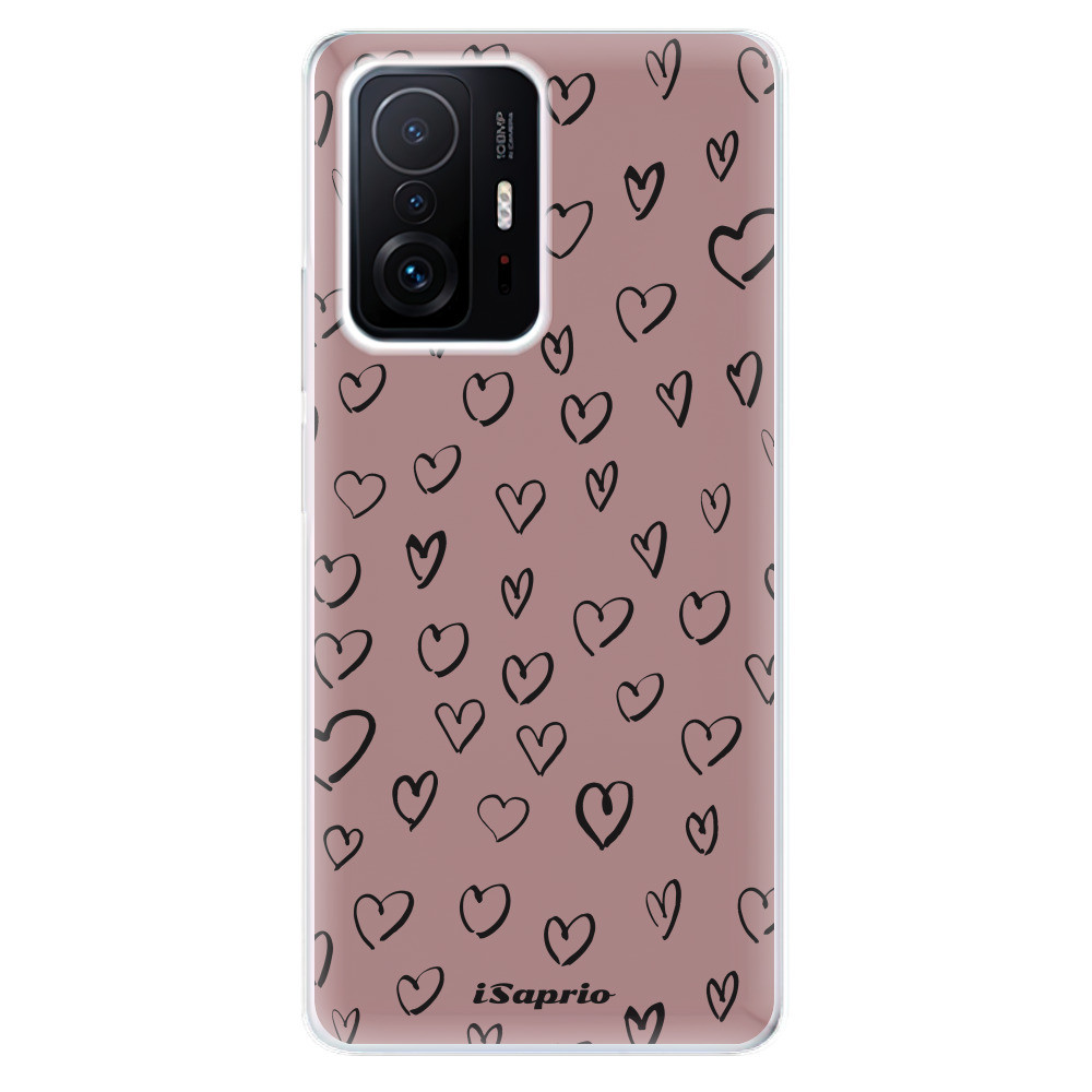 Odolné silikónové puzdro iSaprio - Heart Dark - Xiaomi 11T / 11T Pro
