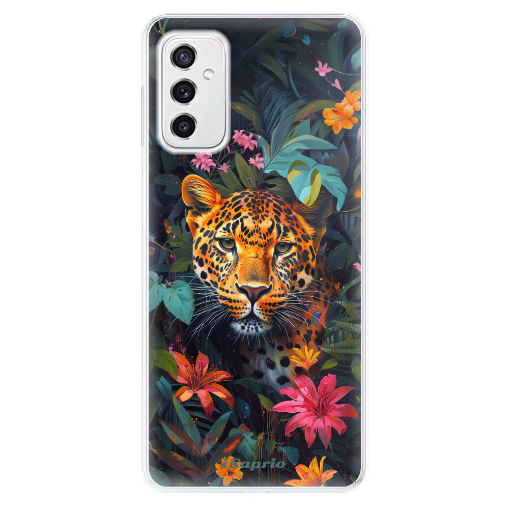 Odolné silikónové puzdro iSaprio - Flower Jaguar - Samsung Galaxy M52 5G