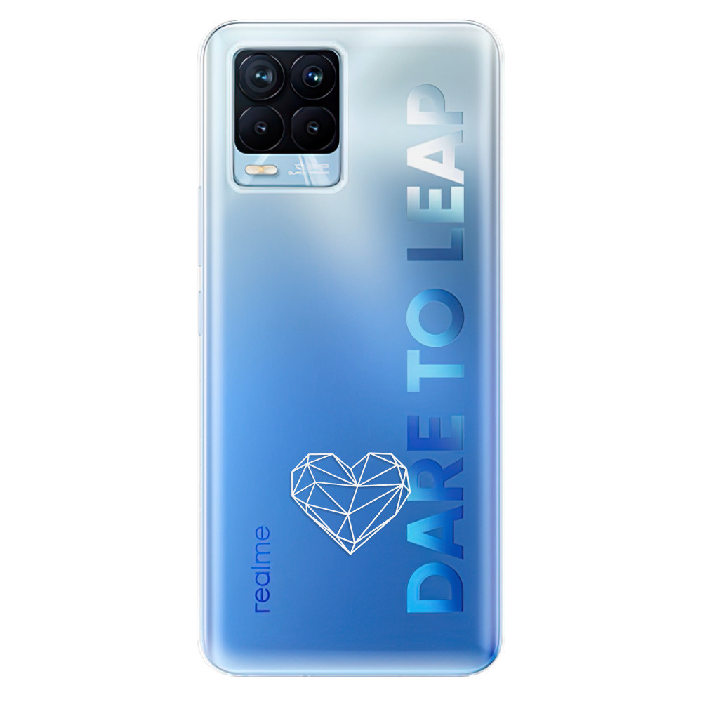 Odolné silikónové puzdro iSaprio - čiré - Digital Love - Realme 8 / 8 Pro