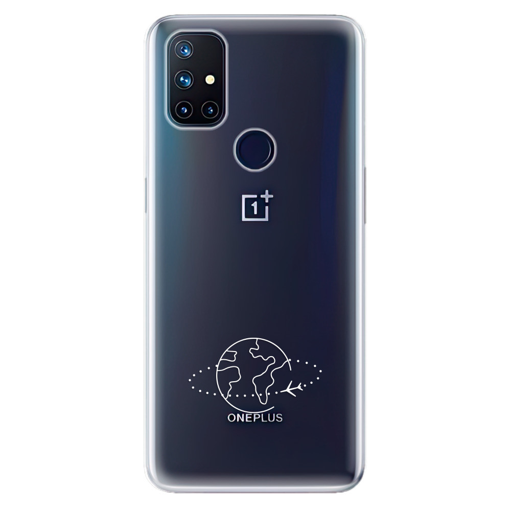 Odolné silikónové puzdro iSaprio - čiré - Travel - OnePlus Nord N10 5G